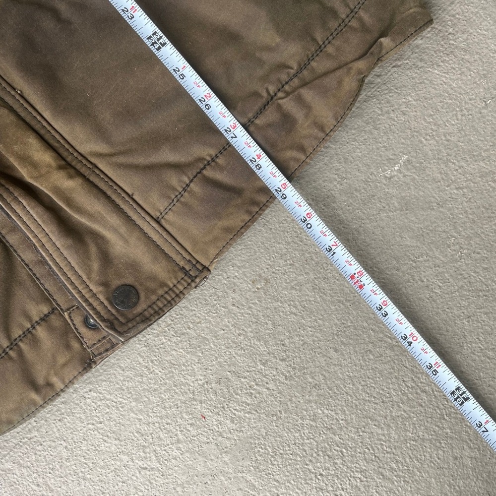 VTG Abercrombie & Fitch Redfield Jacket Mens M Waxed Cotton Flannel Lined Brown - Picture 15 of 16